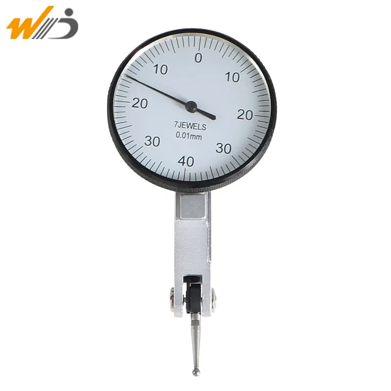 

0.01mm 0-0.8mm dial test indicator dial neutral indicator dial gauge indicator Professional Lever Dial Test Indicator Meter Tool