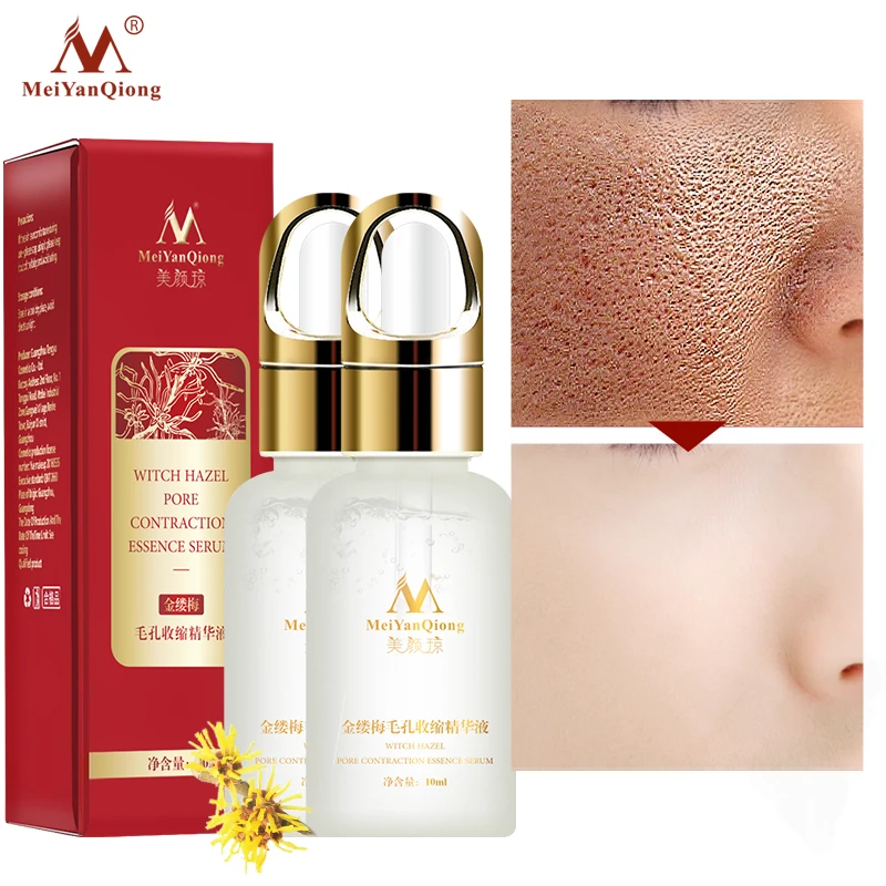 

2pcs Hamamelis Pore Shrinking Essence Effectively Clean Pore Exfoliator Whitens Skin Replenishes Skin Moisture Shrink Pore