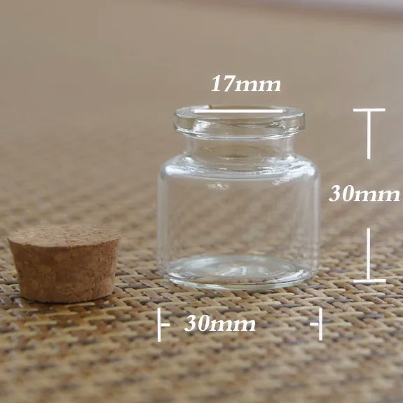 

factory Clear 10 ml Glass sample vial , Glass Bottle, glass wishing bottle