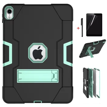 

Heavy Duty Shockproof Silicone Case for iPad Pro 11 Tablet Funda Capa Safe Cover for iPad Pro 11" for Kids+Screen Film+Pen