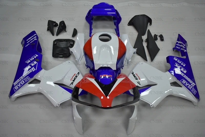 Для CBR600 RR 2003-2004 наборы для тела CBR 600 RR 2003 синий белый красный набор для всего тела CBR 600 RR 2003 Пластиковые обтекатели неокрашенные