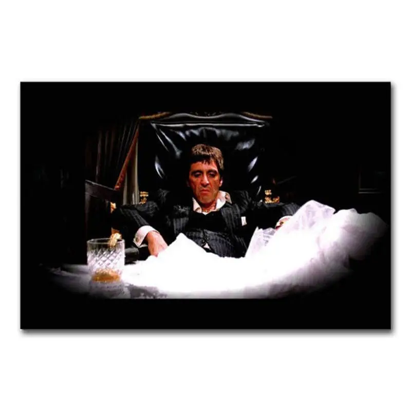 

Scarface Classic Movie 3 Wall Sticker Home Decoration Silk Art Poster