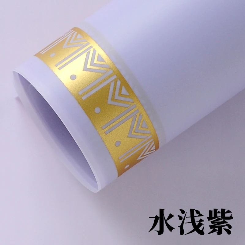 Water light purple 20 шт./партия водонепроницаемая упаковочная бумага для цветов флорист поставки материал ручной работы самодельный букет упаковка Фестиваль подарочная упаковочная бумага - Цвет: Water light purple