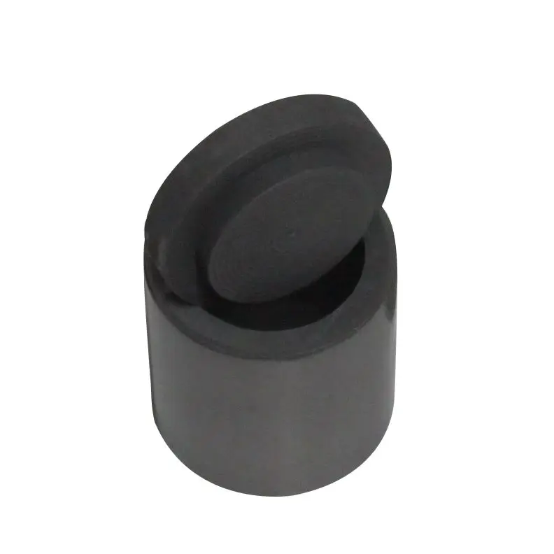 

1x High Purity Graphite Casting Melting Crucible for Gold&Silver With Lid Black