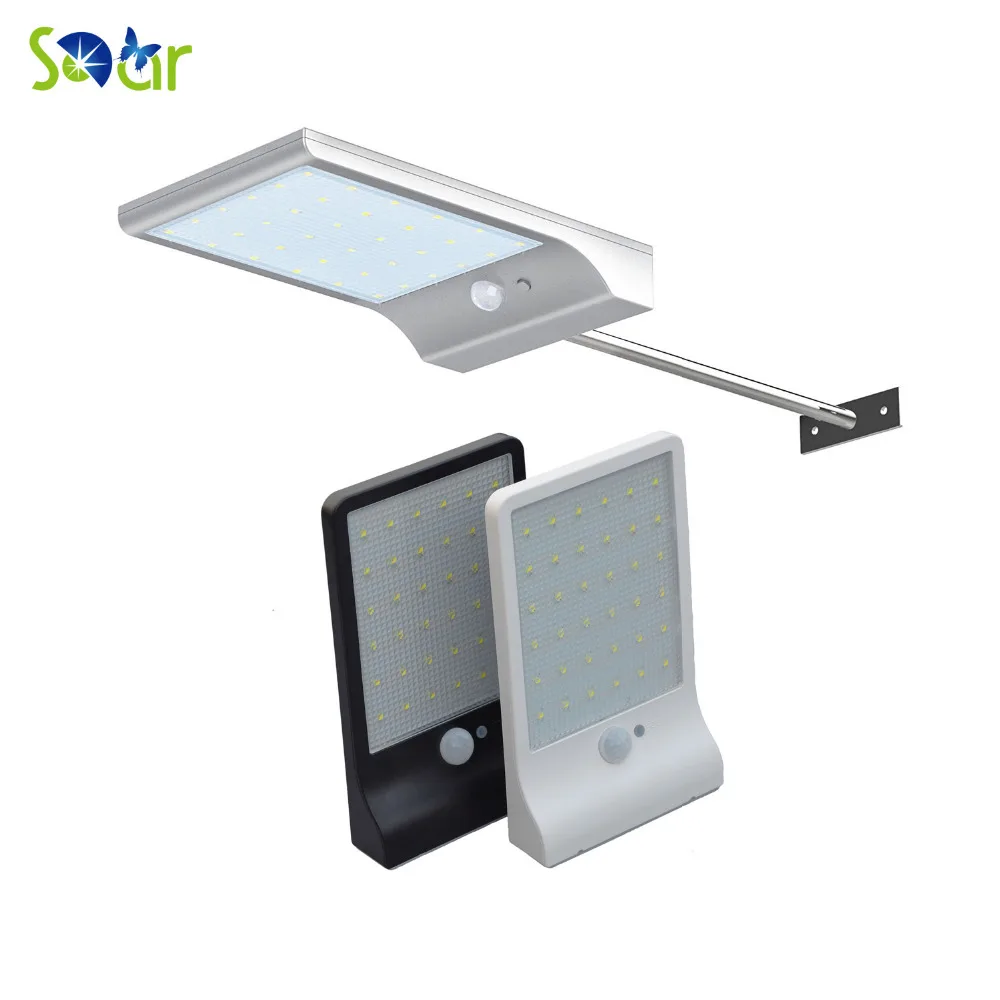 Más nuevo 450LM 36 LED Luz de calle de energía Solar PIR Sensor de