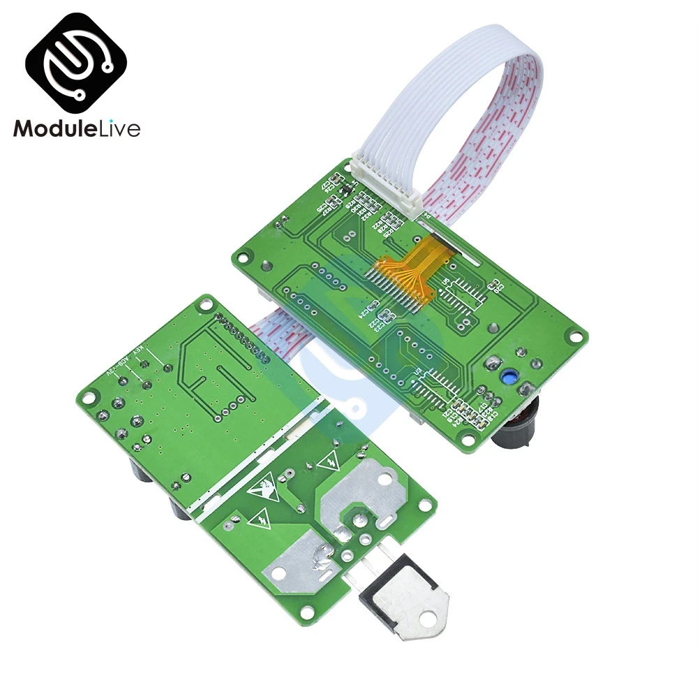 Цифровой ЖК-дисплей двойной импульсный датчик точечной сварки сварочный аппарат контроль времени сварной модуль Плата 40A/100A электронный контрольный Лер