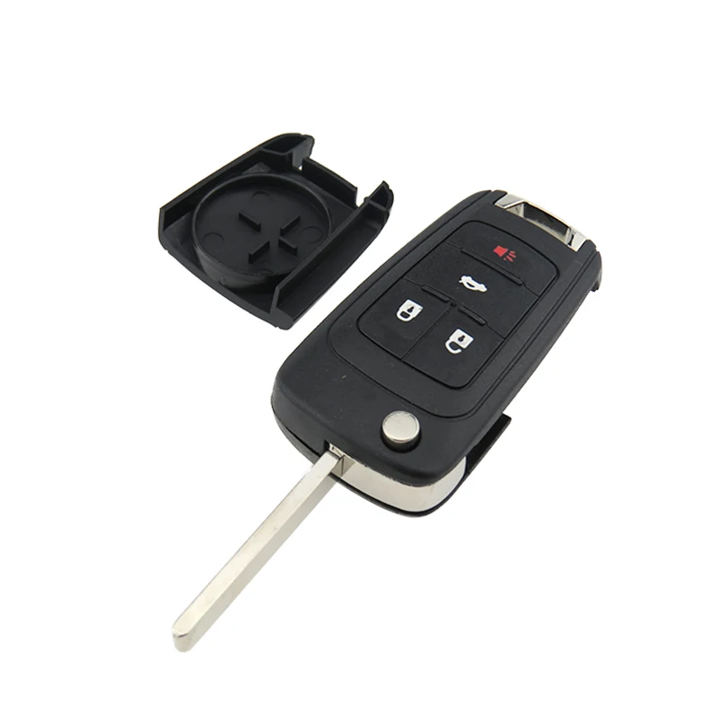 Hi-power откидной Складной Дистанционный Автомобильный ключ чехол для Chevrolet Camaro Cruze Equinox Malibu Sonic Spark Volt 4 кнопки HU100 Blade