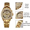 MISSFOX Women Watches Luxury Watch Women Fashion 2022 Fake Chronograph Roman Numerals 18K Gold Ladies Watches Quartz Wristwatch ► Photo 3/5
