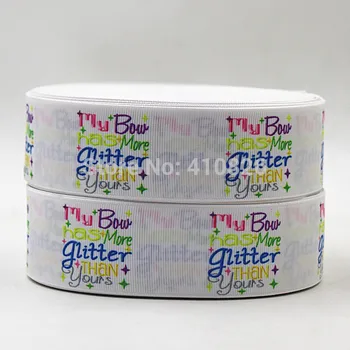 

Q&N /OEM 1.5inch 38mm 150325009 cute bows printed grosgrain ribbon 50yds/roll free shipping