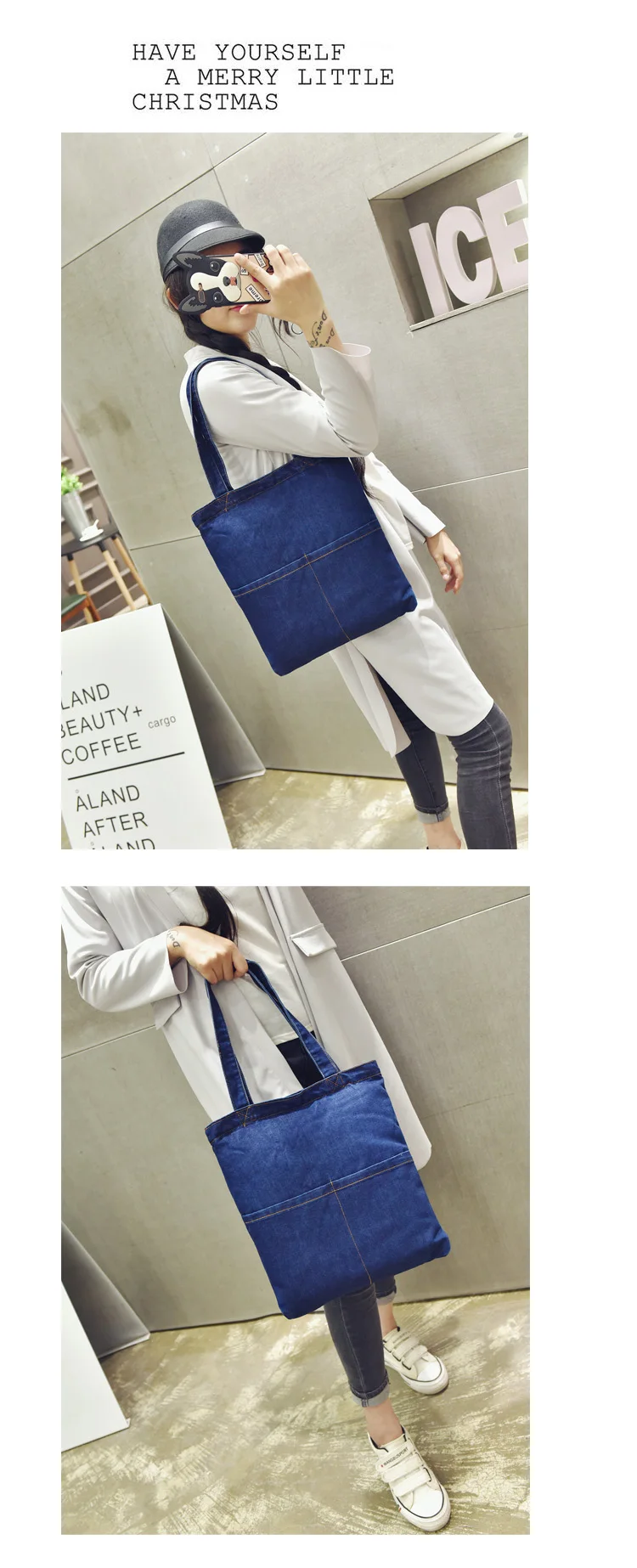 ew Fashion women's messenger bags famous brand handbag denim jeans lady shoulder bag clutches diagonal mochila Casual tote (5)