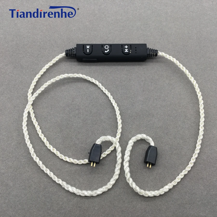 76 Cores Bluetooth Wireless Adapter Cable for Logitech UE TF10 TF15 TF18 Replacement Silver Plating Wire for iPhone 7 7s xiaomi