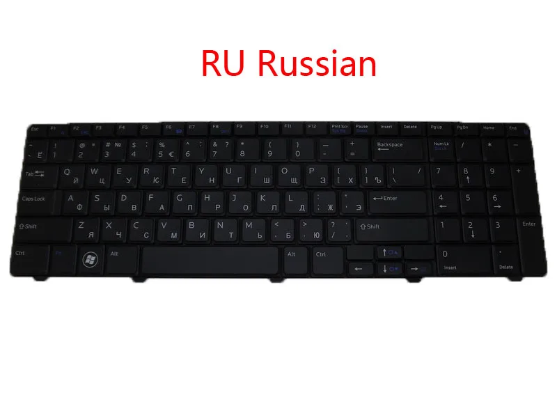Ноутбук RU PO US BE клавиатура для DELL Vostro 3700 V3700 Русский Португальский английский