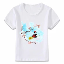 Детская одежда футболка Кики Услуги Kiki аниме футболка "Манга" для мальчиков и девочек ясельного и дошкольного возраста футболки oal052