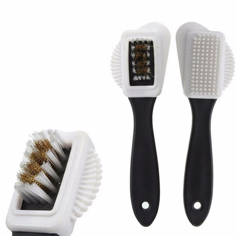 

3 Side Shoe Cleaning Brushes Shoe Cleaning Brush High Quality Black S Shape Boot Shoes Cleaner for Family Home Tools Supplies