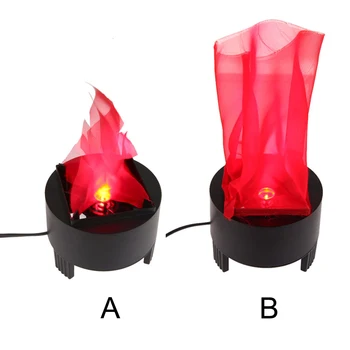 

LED Fake Flame Lamp Fire Effect Home Decoration Torch Light for Halloween Prop Party US/EU Plug WWO66