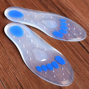 

Sunvo Unisex Medical Silicone Gel Orthotic Insoles Plantar Fasciitis Calluses Foot Care Treatment Heel Pain Arch Support Insert