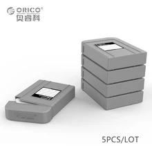 ORICO 3.5″ HDD Case Bag HDD External Protect Protector Hard Disk Drive Cover Box Enclosure with Waterproof Function — 5PCS Gray