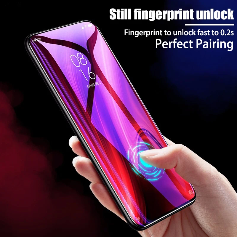 9H взрывозащищенное полное покрытие закаленное стекло для Xiaomi Mi 9T Pro Redmi K20 защита