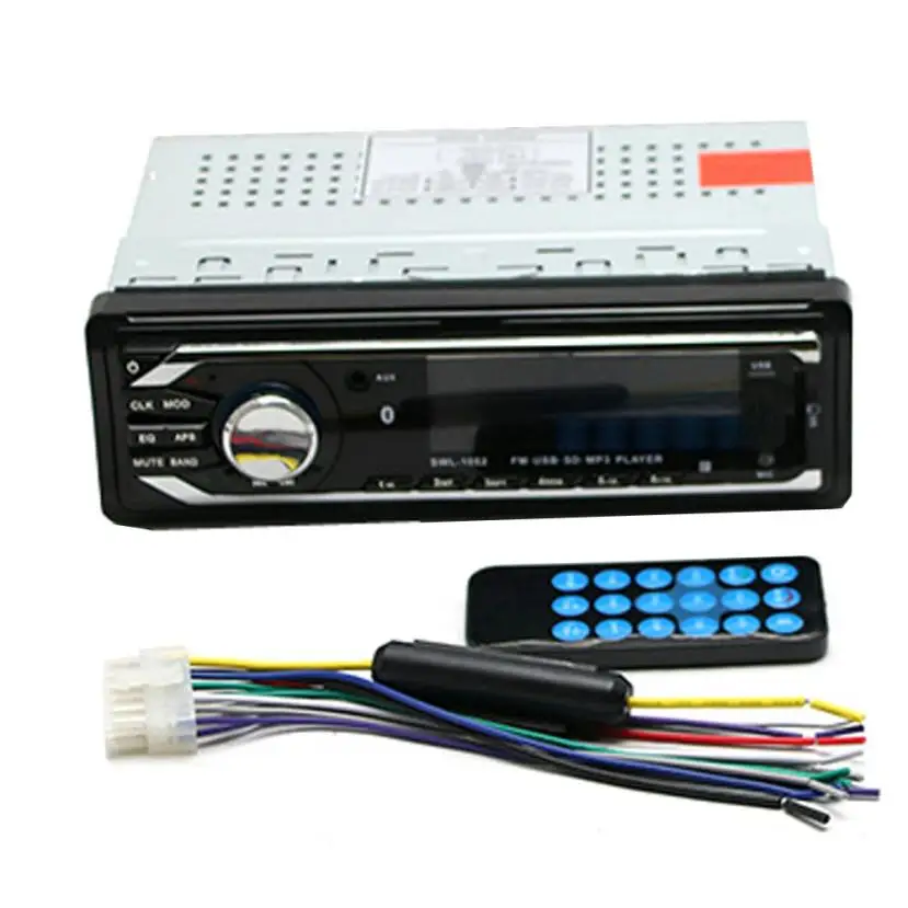Автомобильный стерео аудио Bluetooth In-Dash FM Aux вход приемник SD USB MP3 радио несколько эквалайзеров выбор сцены jul11