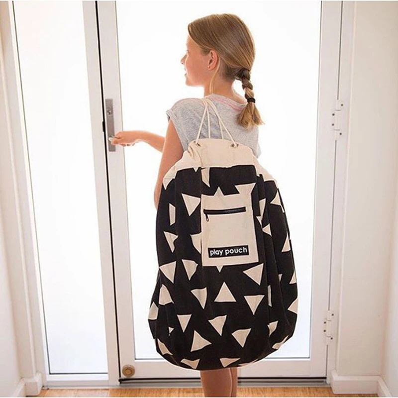 

Baby Playmat Room Rug Cross Pattern Storage Hanging Bag Baby Room Decoration Carpet In The Nursery Children Play Activity Gym