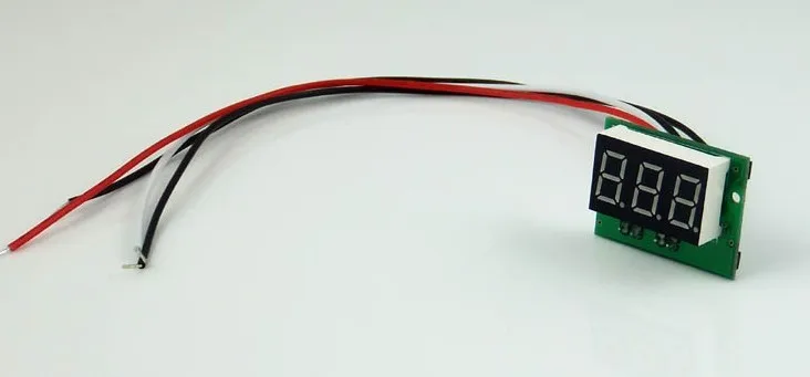 

Freeshipping C20D digital 0.36inch lcd showing DC ammeter 0-5A ( RED .BLUE ,GREEN)