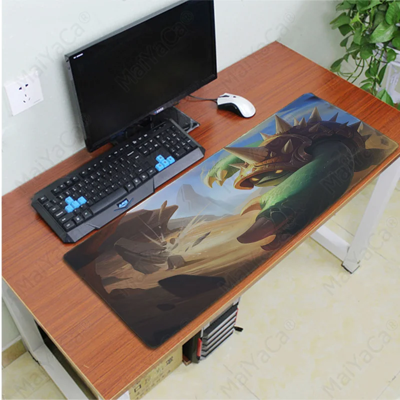 MaiYaCa Печатный Rammus красивый Аниме Матовый коврик для мыши PC компьютерный игровой коврик для мыши