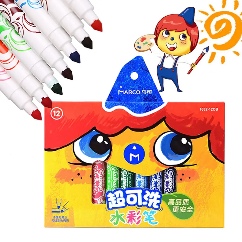 Kids Art Marker Watercolor Sketch Pen Set Animation Copic Non Toxic