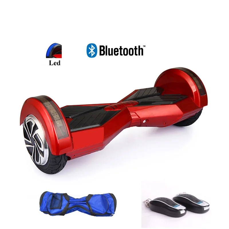 8 дюймов Ховерборд samsung BT+ Bluetooth+ пульт дистанционного управления+ динамик 2 колеса самобалансирующиеся электрические скутеры Электрический скейтборд Ховер доска