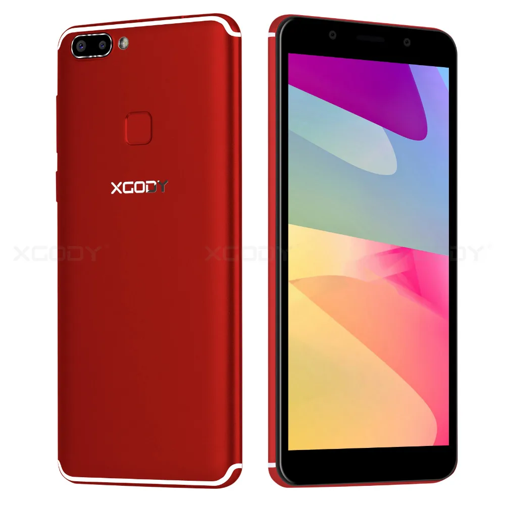 XGODY S14 5.7 Inch Smartphone Fast shipping Face ID 4 Camera Full Screen 3G Dual Sim Mobile Phone Quad Core 1GB+8GB Phone