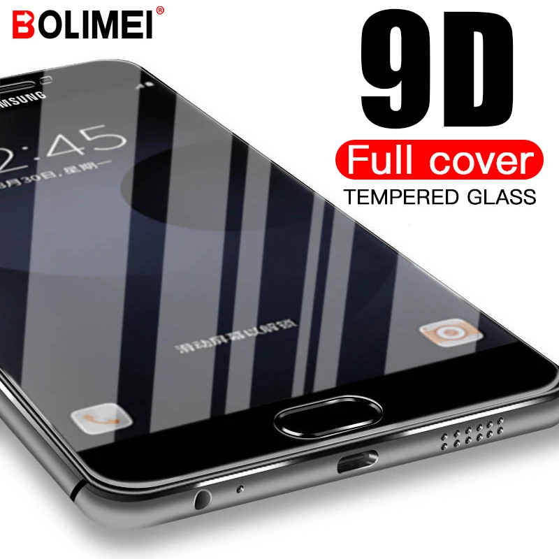 

9D Protective Glass On The For Samsung Galaxy J5 J7 J3 A5 A7 A3 2016 2017 Tempered Glass For Samsung S7 S6 Screen Protector Film