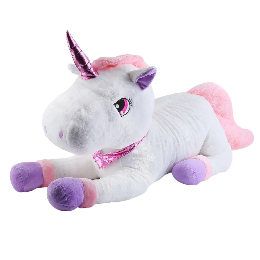 

Unique Soft Unicorn Plush Toy Lovely Animal Toy Fairy Tale Style For Girls Kids Birthday Gift Christmas Gift 100CM