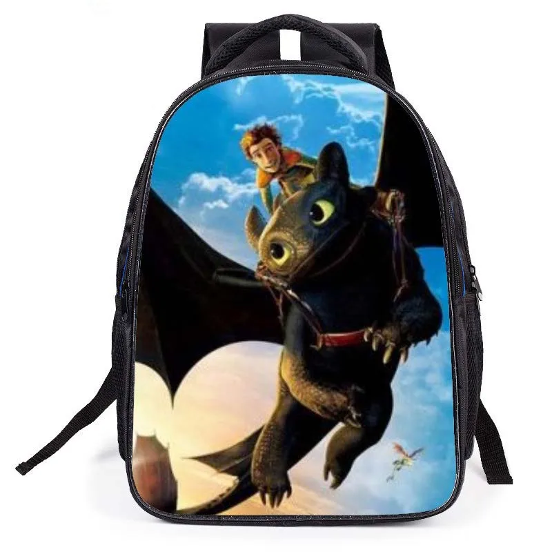 How to Train Your Dragon 3 Toothless light Fury Anime Night Fury Primary school student Backpack Big capacity burden backpack How to Train Your Dragon 3 Toothless light Fury Anime Night Fury Primary school student Backpack Big capacity burden backpack