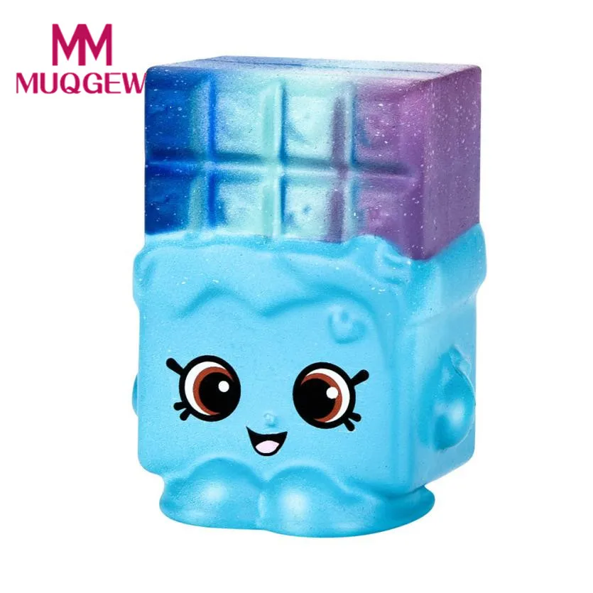 

MUQGEW squishy speelgoed 7cm Squishy Cartoon Waffle Slow Rising Scented Squeeze Toy Collection Cure anti stress soft funny Gift