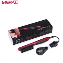 2017 Professional Hair Care Styling Fast Hair Straightening Electric thermoregulator Hair Straightener Comb Stylinh Tools
