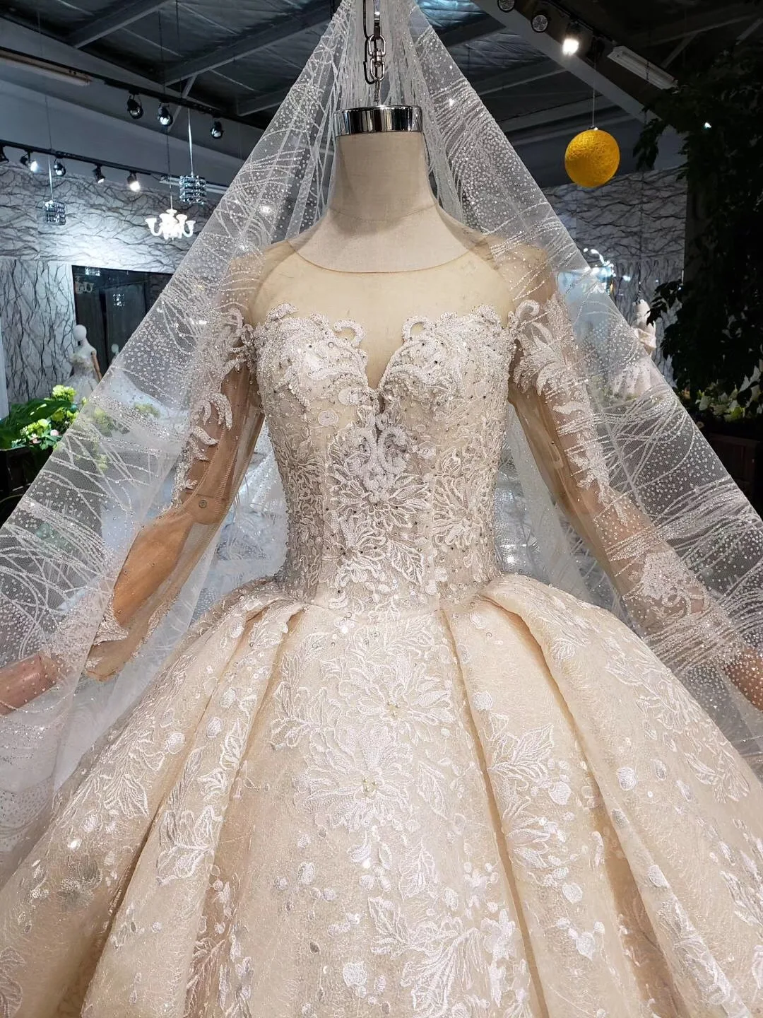 Vestido De Noiva, платье невесты, Robe Mariage Abito Da Sposa Gelinlik, сексуальное богемное кружевное бальное платье с длинным рукавом, свадебное платье