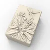 Moules pour savon 3D en Silicone, rectangulaires fleurs et papillons, moules d'artisanat faits à la main, bricolage ► Photo 2/4