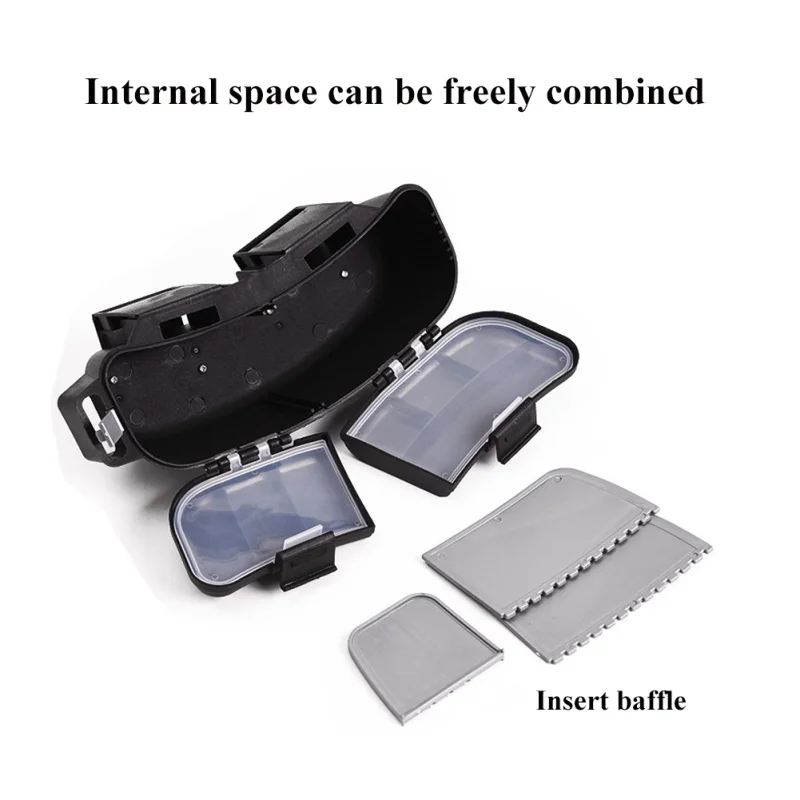 

fishing gear accessories Fishing tool box High quality ABS plastic Waist-mounted new Luya fishing lure box waist