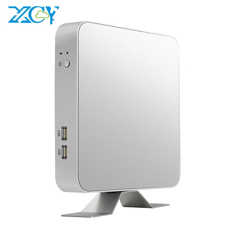 XCY X26 Mini PC Intel Core i7 7500U i5 7200U i3 7100U Windows 10 Linux 4K UHD HTPC HDMI VGA 300M Wi