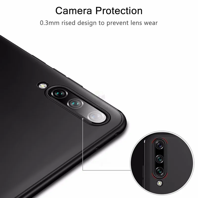 Чехол Keajor для Xiaomi mi cc9 Ультратонкий Мягкий матовый Силиконовый чехол бампер из