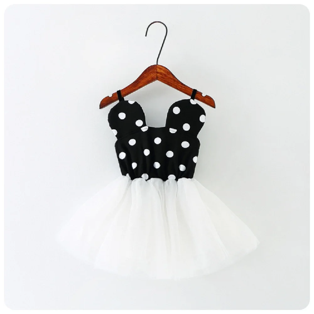 

New Hot Baby Girl mickey Dress For Girls summer Minnie Holiday Children mini Clothing Party kids Tulle Kids Costume clothes