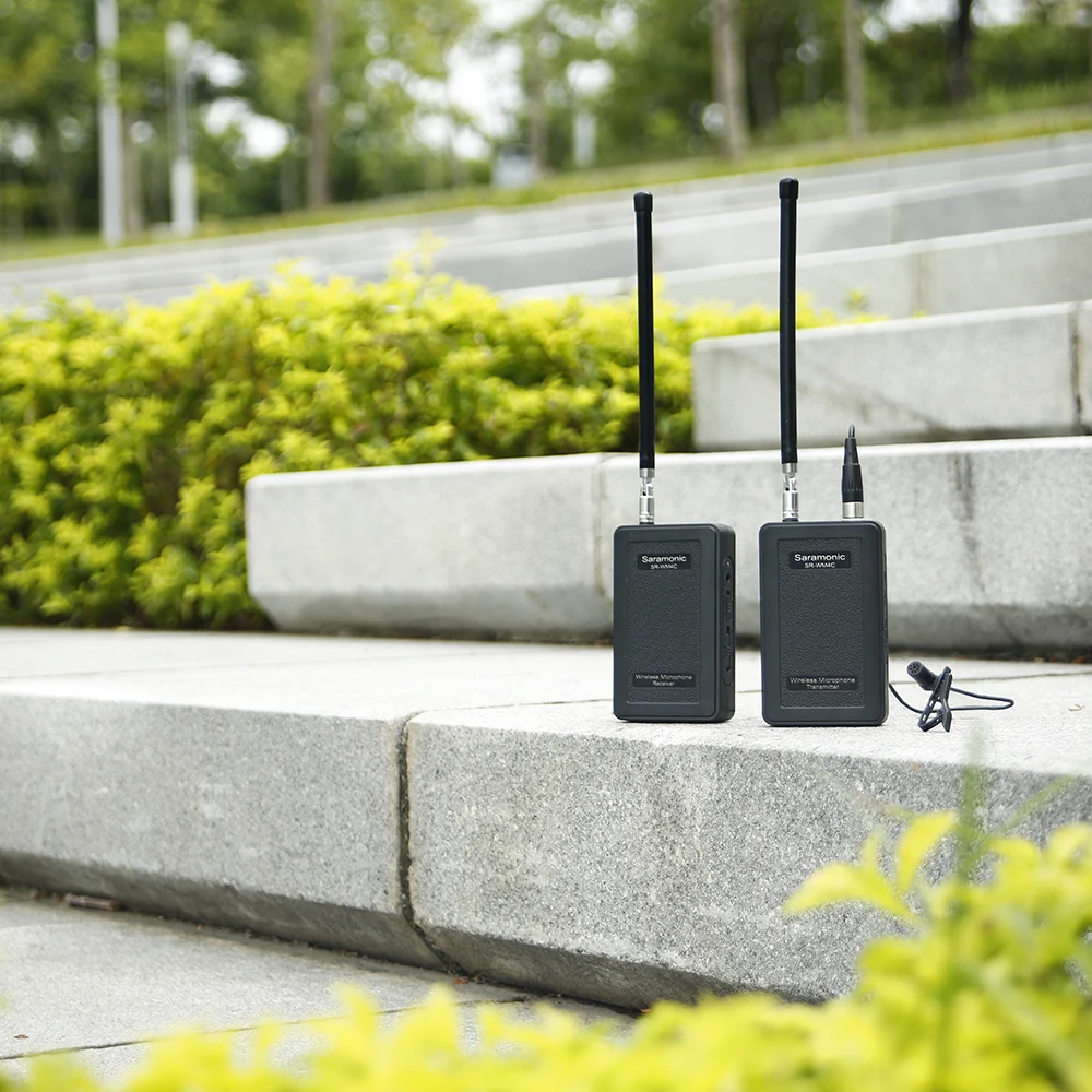Saramonic SR-WM4C VHF Lavalier ميكروفون لاسلكي نظام لكانون نيكون سوني كاميرات DSLR باناسونيك كاميرا المخرج