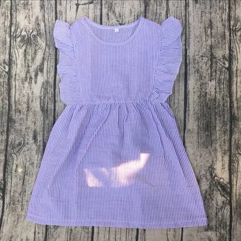 

little princess cute dress for baby girl seersucker flutter sleeveless children dress xxx bf photo kids clothes