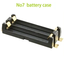 Wholesale Cheap SMT gilded Case black battery storage box for AAA*2 Battery soldering Storage Holder Box