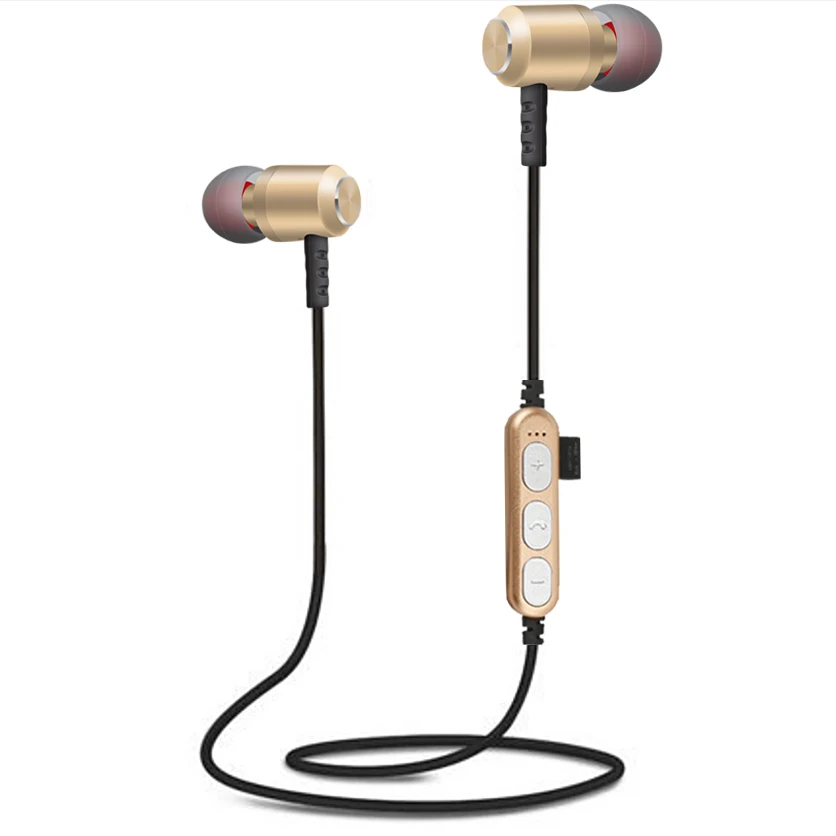 MPLSBO T15 Bluetooth Earphone Wireless Stereo with Mic Calls Music Earbuds for Samsung iPhone Xiaomi Magnetic Sports earphone