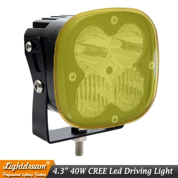 

40W LED WORK LIGHT 4.3INCH LED OFF ROAD LIGHT 12V 24V Driving USED FOR CAR TRUCK SUV ATV UTV UTE 12V 24V LED Drive LIGHT X1PCs