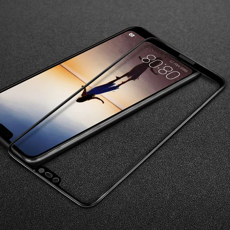 

Full cover tempered glass screen protector for huawei p20 lite film verre tremp szklo pelicula vidrio cristal pantalla mica sklo
