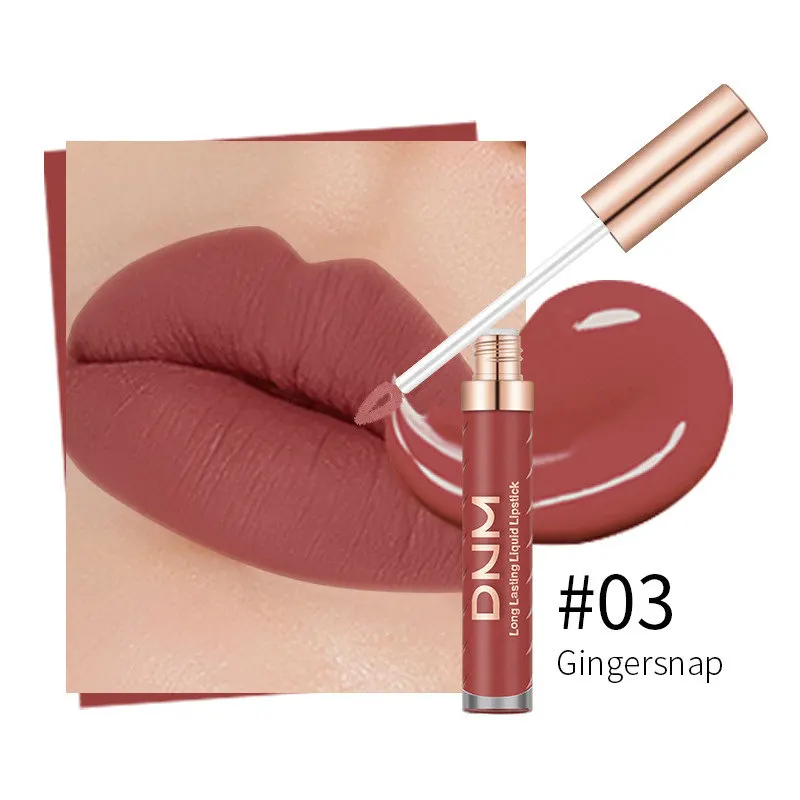 Шоколад Профессиональный Chic Matte Lip глазури водостойкий макияж, жидкий Помада для губ губной устойчивая помада Сексуальная губ 12 Цветов - Цвет: Шоколад