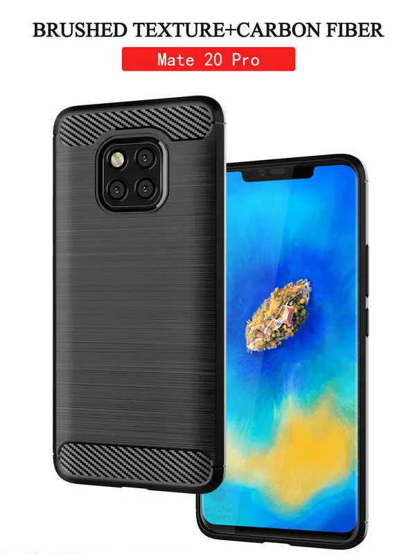 

Cover for Huawei Mate 20 Pro Case Silicone Armor Bumper Shockproof Cover Cases for Huawei Mate 20 Pro LYA-AL00 LYA-AL00P Case
