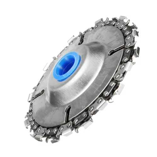 4 Inch Grinder Disc and Chain 22 Tooth Fine Cut Chain Set For 100 115 Angle Grinder 5/8 Inch Center Hole TP-0128 Lahore