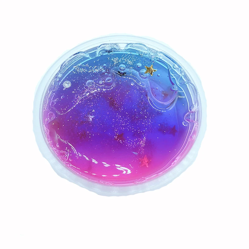 Colorful Stars Slime Crystal Mud Starry Unicorn Pearl Ball Clay DIY Antistress Toy Slime Putty Decompression Children's Toy Gift
